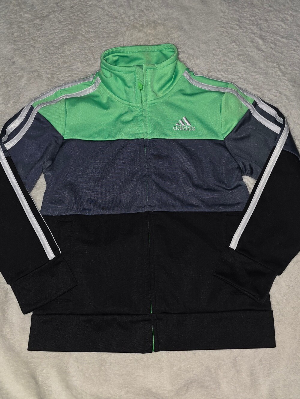 Adidas Track Jacket Youth Size 4 Full Zip ~ NWOT